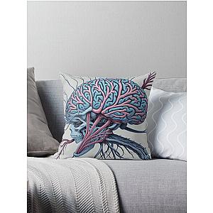 The brain power Throw Pillow