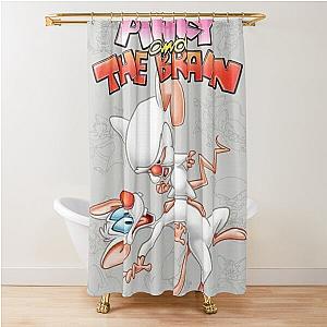 PINKY AND THE BRAIN Shower Curtain