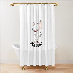 Pinky and the Brain-Evil Genius Shower Curtain