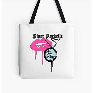 Piper Rockelle Bags - Piper Rockelle Merch Logo All Over Print Tote Bag