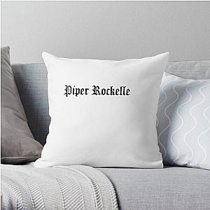 Piper Rockelle Pillows - Piper Rockelle Merch Logo Throw Pillow