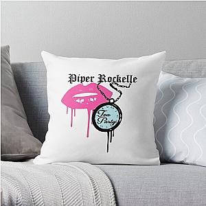 Piper Rockelle Pillows - Piper Rockelle Merch Logo Throw Pillow