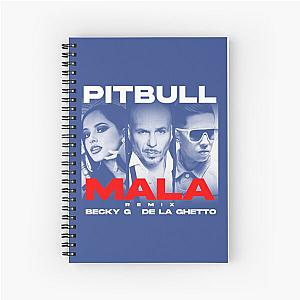 Mr Worldwide Pitbull Rapper Mala   Spiral Notebook