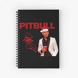 Pitbull Mr.Worldwide Christmas  Spiral Notebook