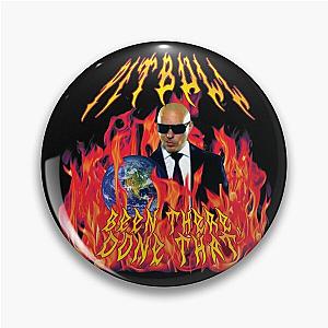 heavy metal pitbull with flames Pin