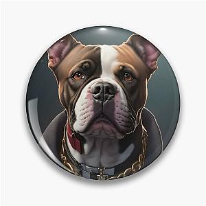 Rapper Dog Pitbull Pin