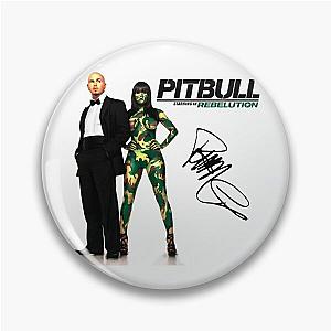 Mr Worldwide Pitbull Rapper Pin