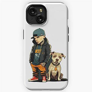 Two rapper dog pitbull iPhone Tough Case