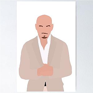 Pitbull Minimalist Illustration  Poster