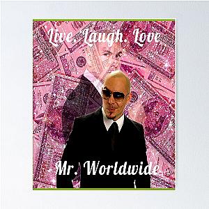 Mr. Worldwide Pitbull dollar   Poster