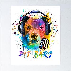 Pitbull Rapper Pit Bars Poster