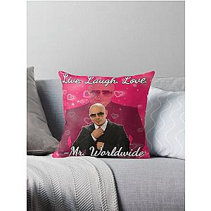 Mr Worldwide Pitbull Valentine Throw Pillow