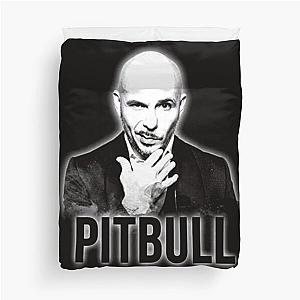 of Pitbull Mr.Worldwide Vintage Duvet Cover