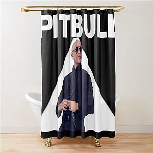 Mr Worldwide Pitbull Rapper  Shower Curtain