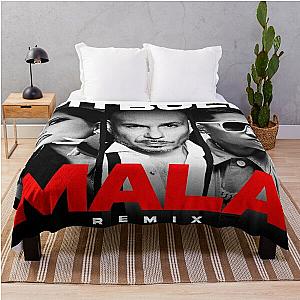 Mr Worldwide Pitbull Rapper Mala Throw Blanket