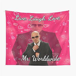 Mr Worldwide Pitbull Valentine Tapestry