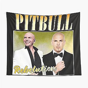 Pitbull Mr.Worldwide Vintage Tapestry