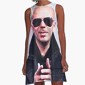 Pitbull Has Been Through It Too Mr.Worldwide Design A-Line Dress