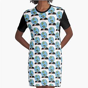 mr worldwide Graphic T-Shirt Dress