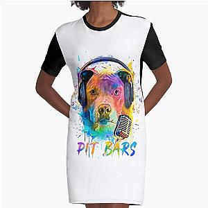 Pitbull Rapper Pit Bars Graphic T-Shirt Dress