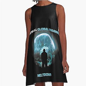 Mr Worldwide Pitbull Rapper A-Line Dress