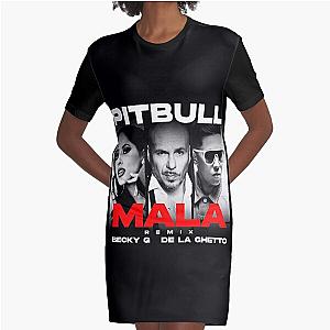 Mr Worldwide Pitbull Rapper Mala Graphic T-Shirt Dress