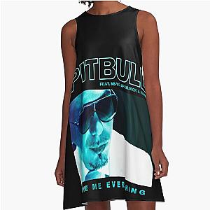 Mr Worldwide Pitbull Rapper  A-Line Dress