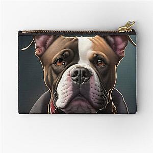 Rapper Dog Pitbull Zipper Pouch