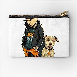 Two rapper dog pitbull Zipper Pouch