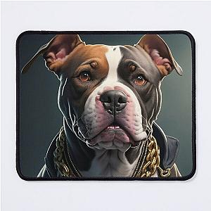 Rapper Dog Pitbull Mouse Pad