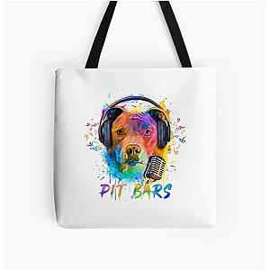 Pitbull Rapper Pit Bars All Over Print Tote Bag