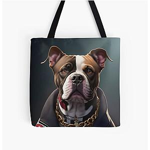 Rapper Dog Pitbull All Over Print Tote Bag