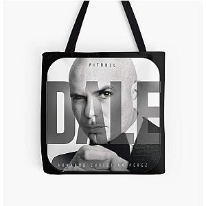 Pitbull Mr.Worldwide Vintage All Over Print Tote Bag