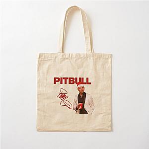 Pitbull Mr.Worldwide Christmas  Cotton Tote Bag