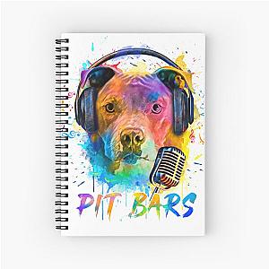 Pitbull Rapper Pit Bars Spiral Notebook