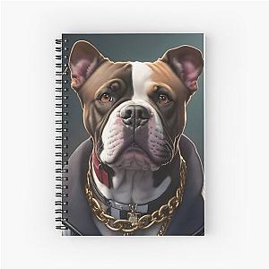 Rapper Dog Pitbull Spiral Notebook