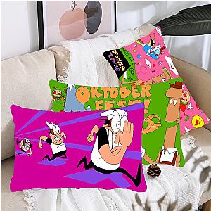 Pizza Tower Rectangle Cartoon Game Pillowcases