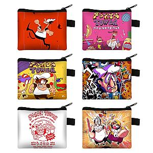 Pizza Tower Cartoon Game Fashion Coin Purses