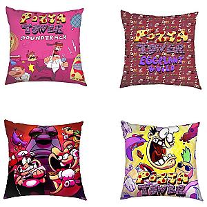 Pizza Tower Pillow Case Cartoon Cushion Cover