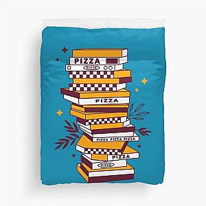 Pizza Tower for Pizza lovers Duvet Cover