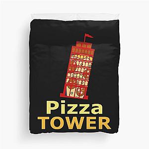 Pizza tower Duvet Cover