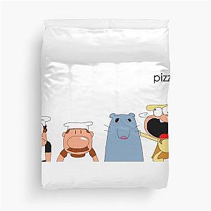 "WEEZING" Pizza Tower (No BG) Duvet Cover