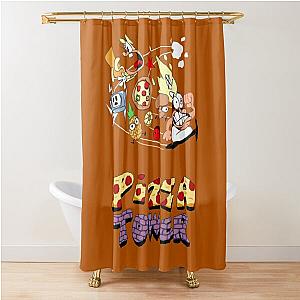 Pizza Tower Peppino Trans Shower Curtain