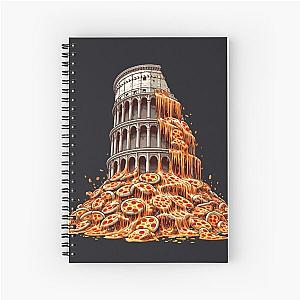 Pizza tower - for pizza lovers Spiral Notebook