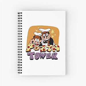 Pizza Tower Graphic Art Spiral Notebook