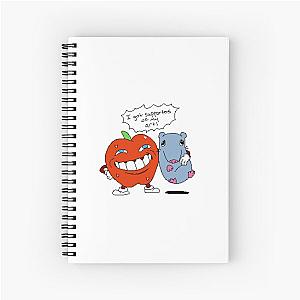 Pepperman stupid rat pizza tower Spiral Notebook