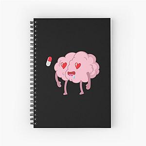 Brain loves the placebo effect Spiral Notebook