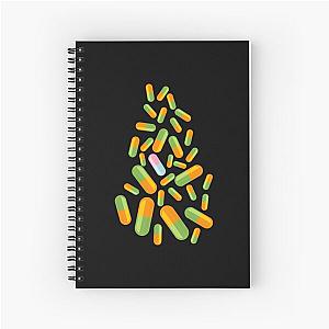 Cascade of Placebo Spiral Notebook