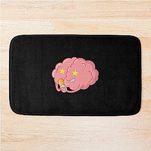 Brain and placebo tablet Bath Mat