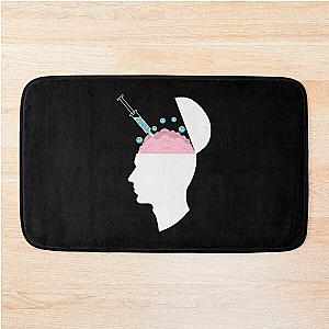 Injection into brain with placebo Bath Mat